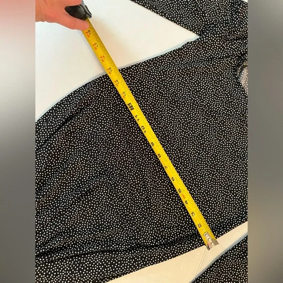 ModCloth Elegant Black and White Long Sleeve Dress - Picture 6 of 8